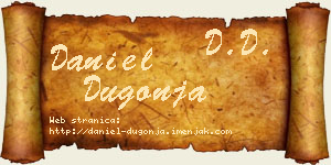 Daniel Dugonja vizit kartica